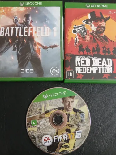 Xbox one  - lote 3 jogos xbox one 