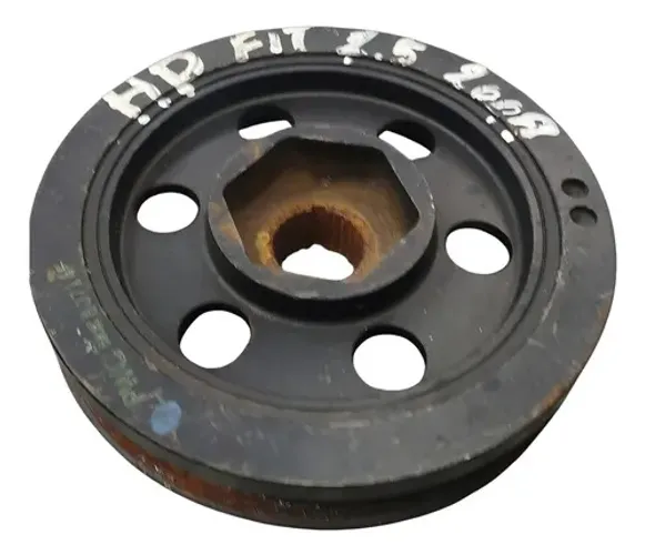 Polia Virabrequim Honda Fit 1.5 2005 2006 2007 2008 Original