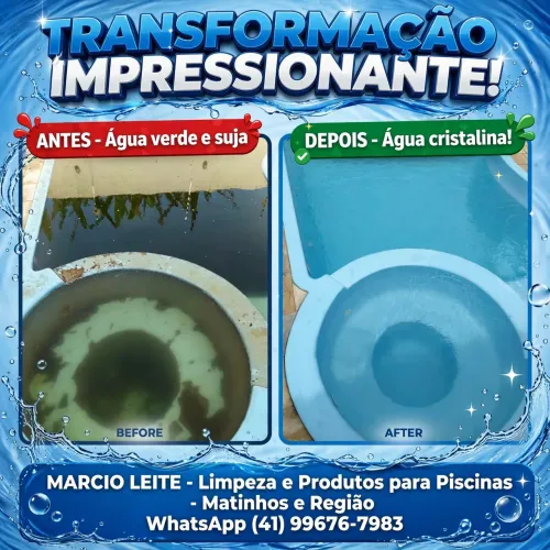 Limpeza de piscinas