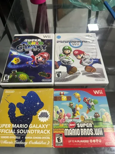 Super Mário Wii coleção