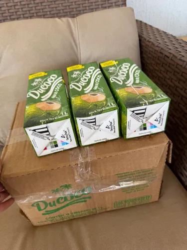 15 und água de coco suco o