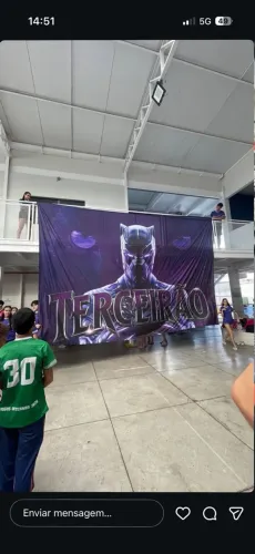 Bandeirão Jogos internos do 1°ao ao 3°ao