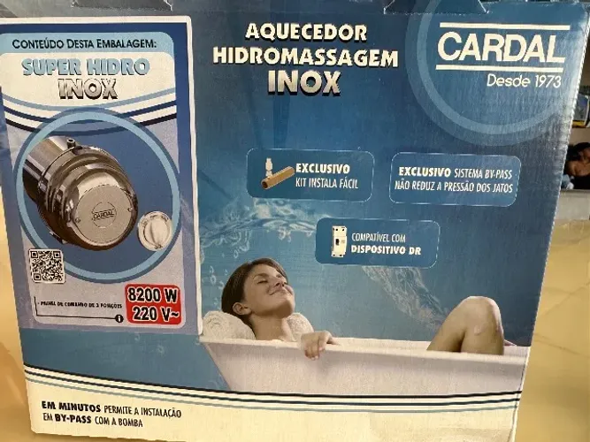Aquecedor de hidromassagem em inox