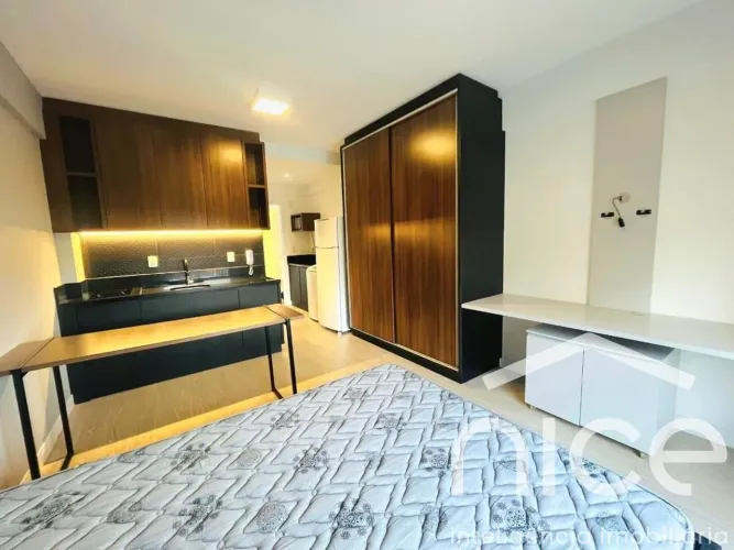 Apartamento Loft mobiliado para locação, 1 quarto, bairro Centro, Itajaí-SC