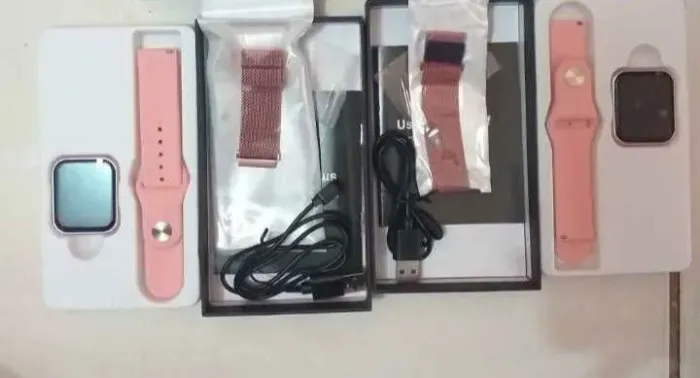 Smart Watch T80 plus duas pulseiras 