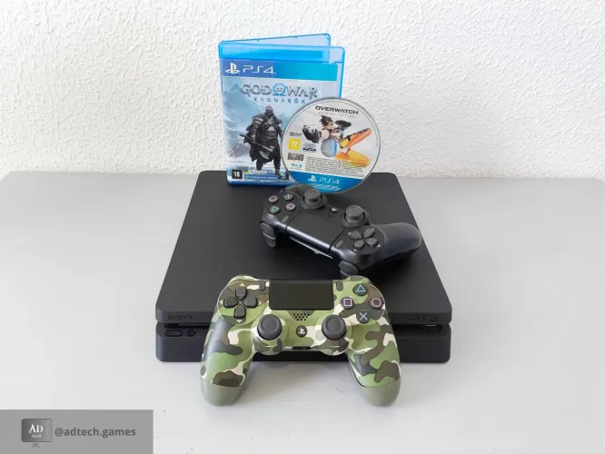 PS4 Slim 1TB com Jogos (Entrega Grátis+Testes)