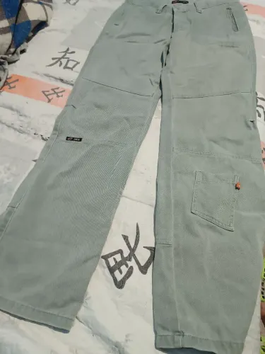 Calça cargo jeans vintage 40