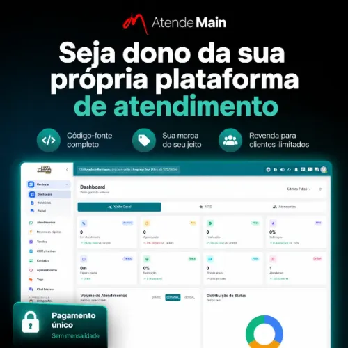 Sistema de Chatbot de Whatsapp com sua Marca perfeito para o seu negócio