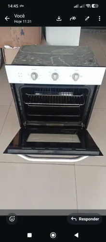 Vendo forno elétrico de embutir Eletrolux 80 litros branco semi-novo (OE8MB)