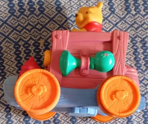 Carrinho Ursinho Pooh Disney Mattel Ano 2000
