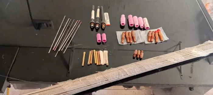 A50 - Kit Consumíveis Solda TIG-MIG - VARIOS ITENS Tudo Novo
