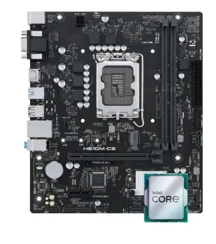 MSI PRO H610M-G DDR4 + I5 12400F