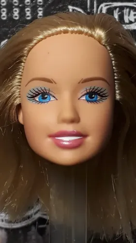 BARBIE ANTIGA DA MATTEL - OBS: SÓ A CABEÇA DA BONECA