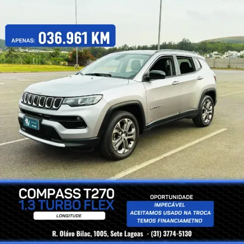 Jeep Compass Long. T270 1.3 TB 4X2 Flex AUT 2024