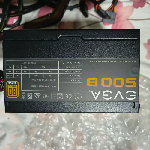 Fonte 500W EVGA 80 PLUS BRONZE