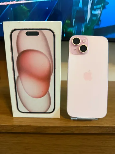 iPhone 15 256GB Rosa - 100% Bateria