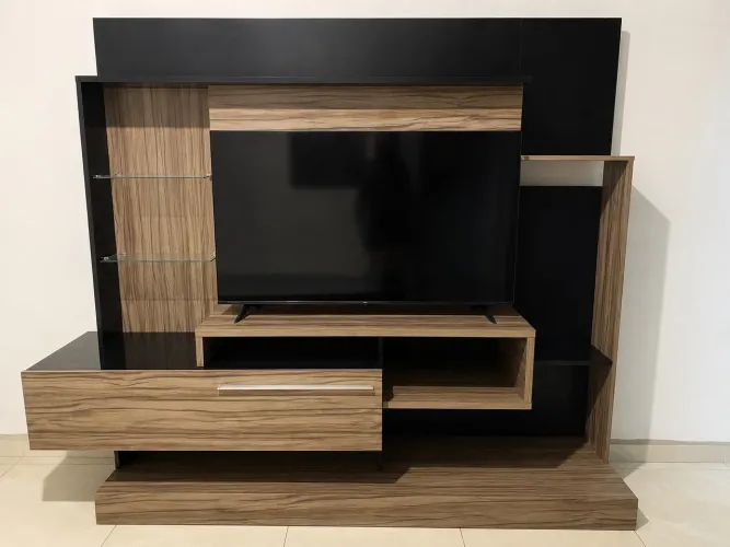 RACK COM PAINEL DJ MÓVEIS PARA TV - ÓTIMO ESTADO