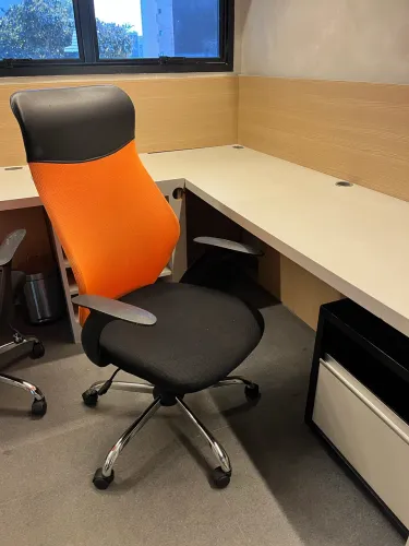 Cadeiras ergométricas para escritório modernas, deslize perfeito e confortáveis