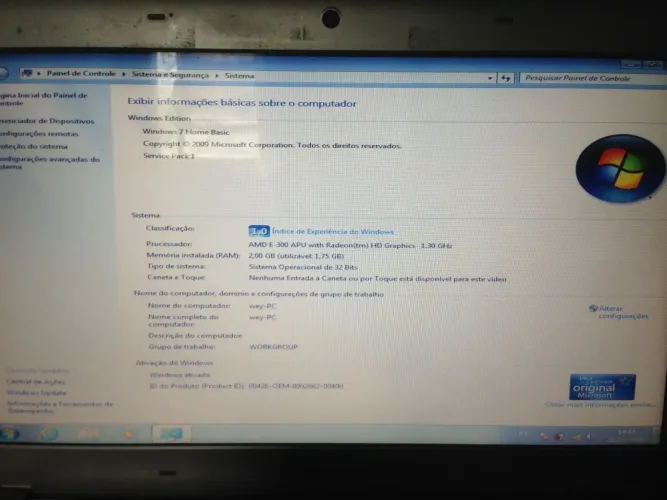 Notebook Samsung rv415
