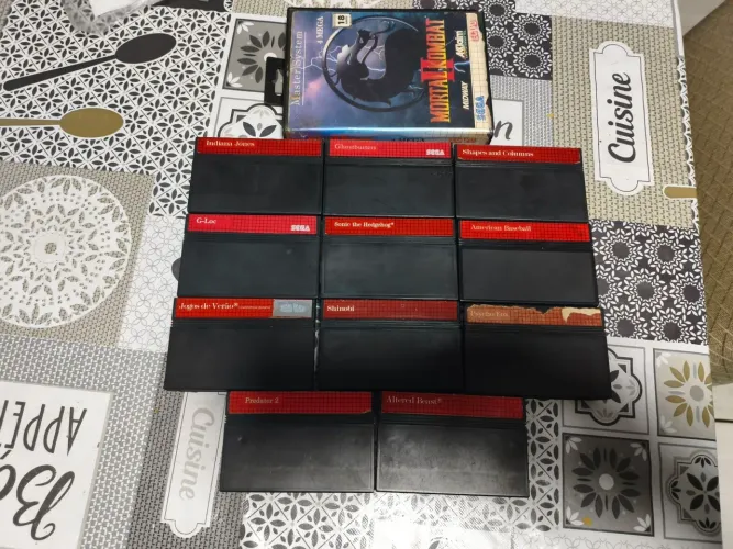 Fitas de master system 