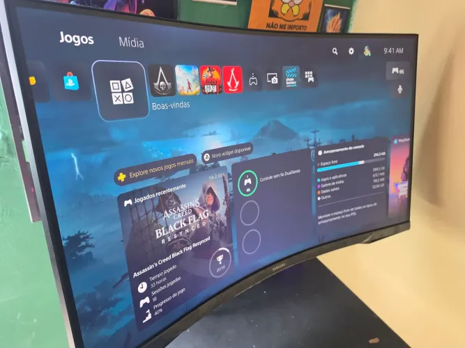 Monitor Gamer Samsung Odyssey G5 32 polegadas 165Hz 1ms Quad HD 2k Curvo com garantia 