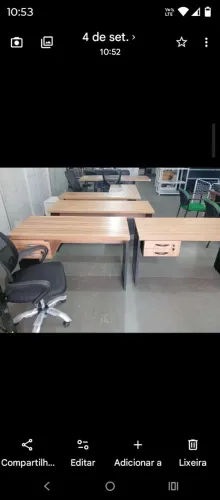 MESAS E CADEIRAS ESCRITORIP NOVAS SO LOJA CENTERACO ITAPUA *
