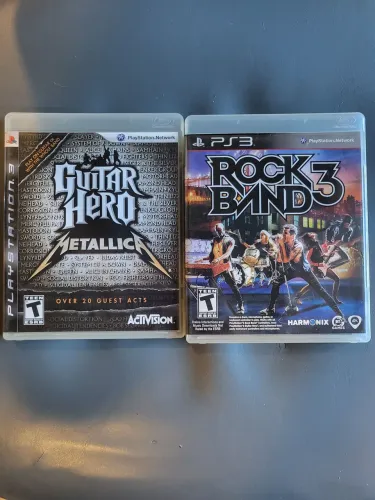 Guitar Hero Metalica + Rock Band 3 Ps3