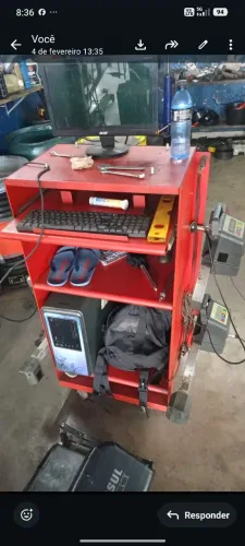 Alinhamento computadorizado e rampa de alinhamento