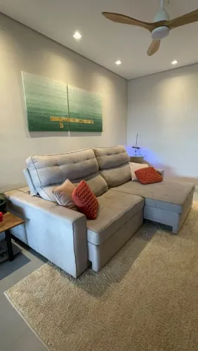 Sofa reclinável e retrátil 2,40