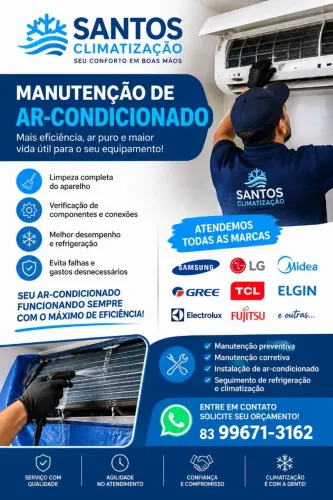Manutenção e limpeza de Ar condicionado