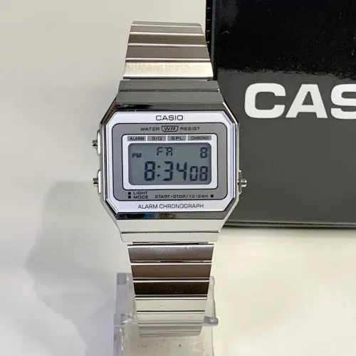 Relógio casio vintage A700W cinza novo + caixa 