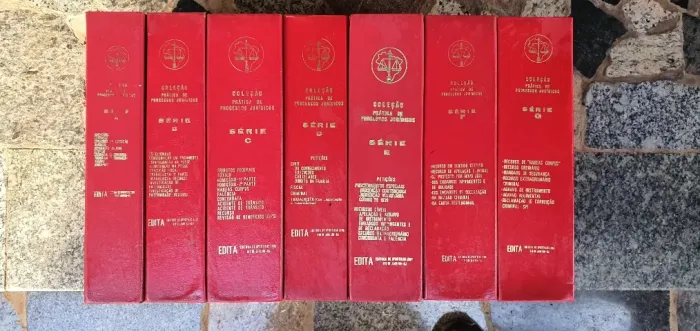 Coleção Prática de Processos Jurídicos - 7 Volumes (Séries A a G) - Edita
