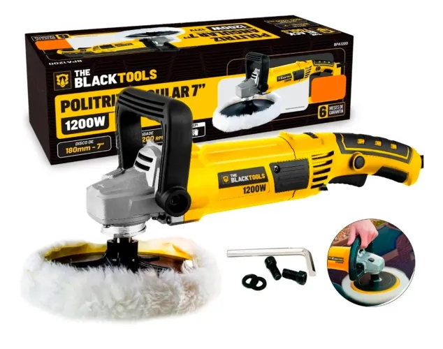 Politriz Angular 1200 watts- 7 Polegadas