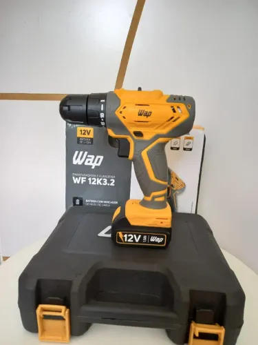Parafusadeira e Furadeira WAP 12V WF 12K3.2 com Maleta - Novo
