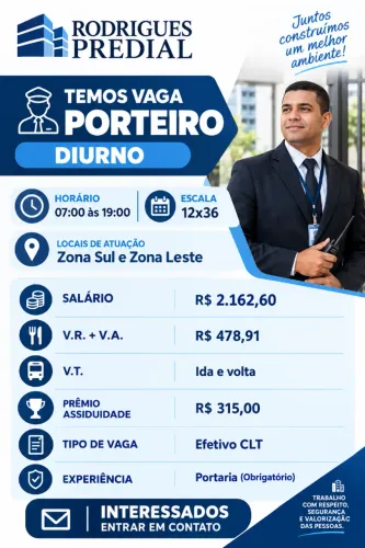 Porteiro/ Controlador de Acesso