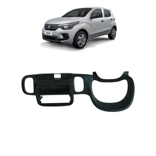 moldura painel central Fiat Mobi 2016 2020