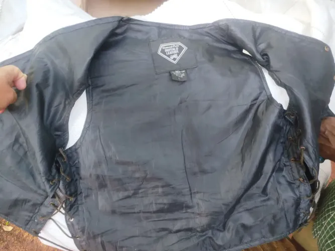 Blusa de motoqueiro