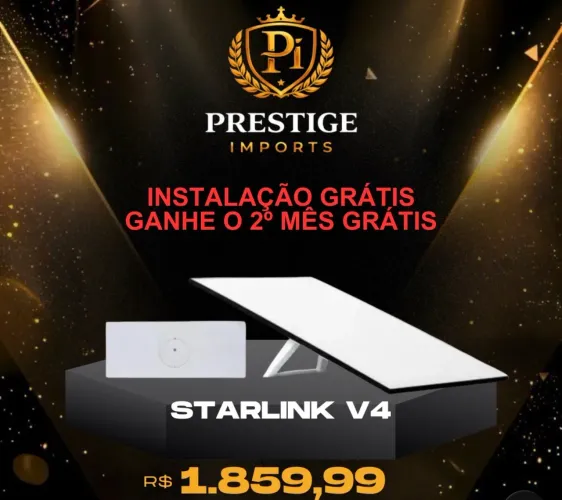 Starlink V4 com roteador