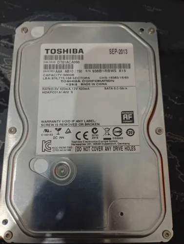 HD 500gb Toshiba