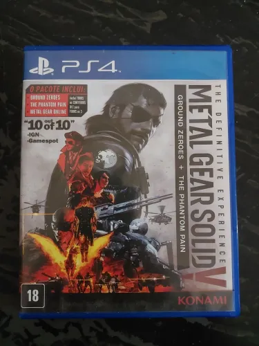 Metal Gear Solid V The Definitive Experience PS4 Mídia física original