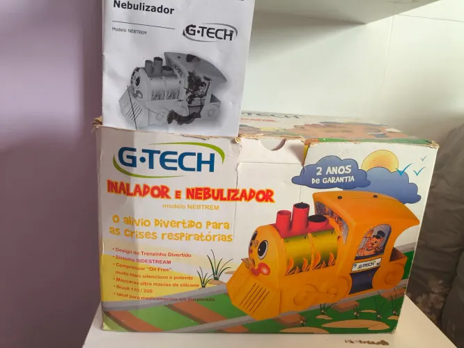 Inalador de trenzinho Bivolt na caixa