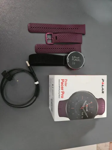 Vendo relógio Polar pacer Pro com 2 pulseiras