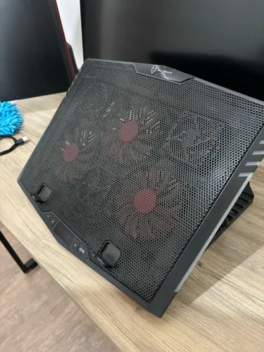 Suporte husky gaming para notebook até 17? com 6 ventoinhas + RGB 