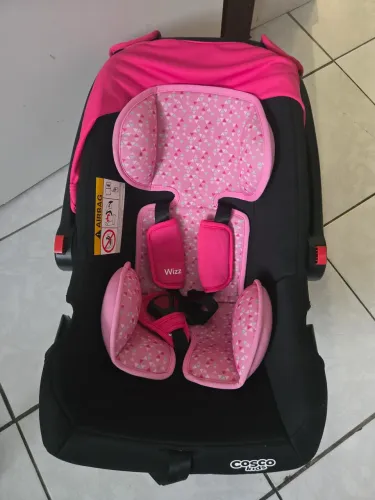 Bebê Conforto Rosa - Pouquíssimo Uso