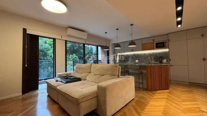 Apartamento com 1 dormitório para alugar, 70 m² por R$ 10.671,00/mês - Vila Madalena - São