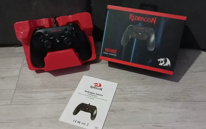 Controle PS3 e PC com fio Redragon Saturn Wired