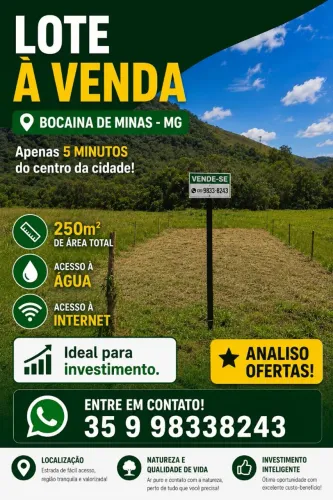Lote em Bocaina de Minas 250m²
