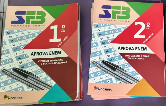 Kit Completo Livros ENEM - 1 e 2º Farias Brito (FB)