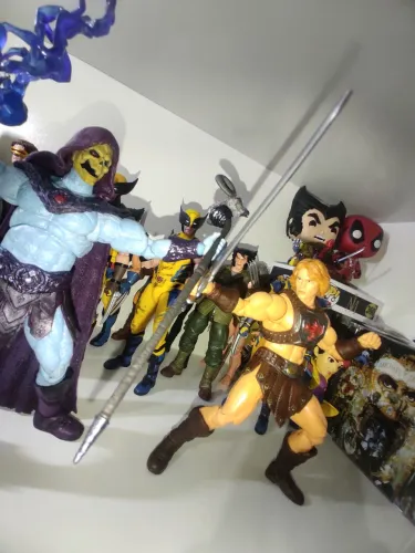 He-man e Esqueleto Motu Chronicles Mattel Do Filme Mestres do Universo