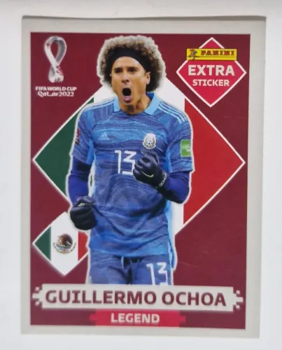 OCHOA FIGURINHAS PANINI EXTRA LEGENDS ORIGINAIS COPA DO MUNDO 2022